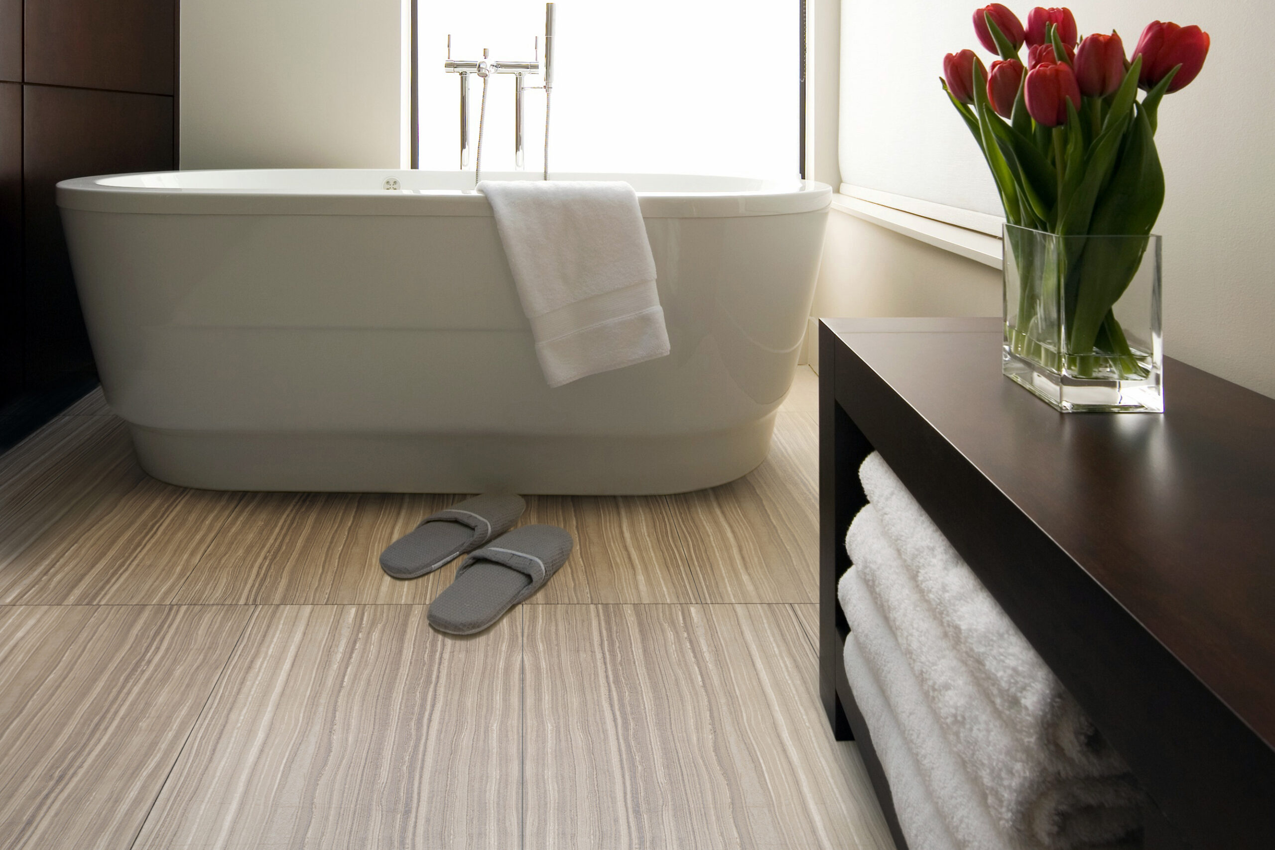 Matita 18" x 36" Floor & Wall Tile in Tabacco