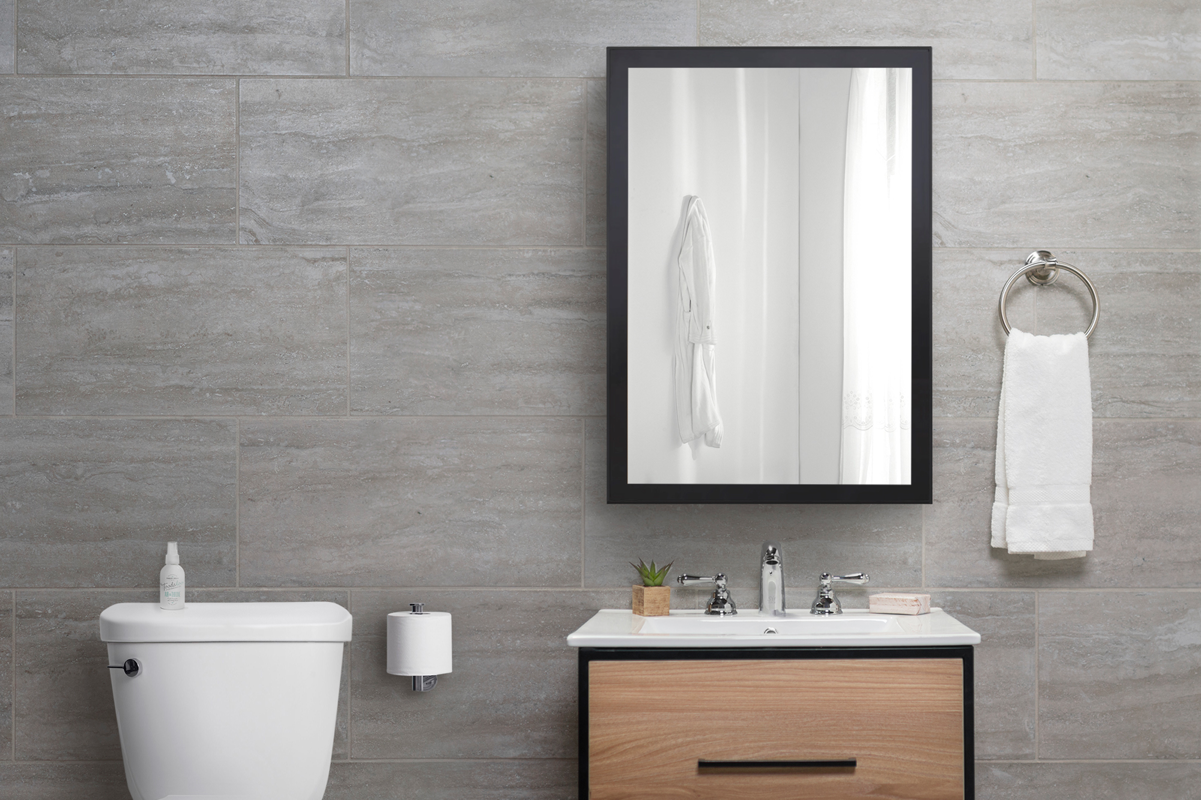 Toscano 12" x 24" Floor & Wall Tile in Grigio