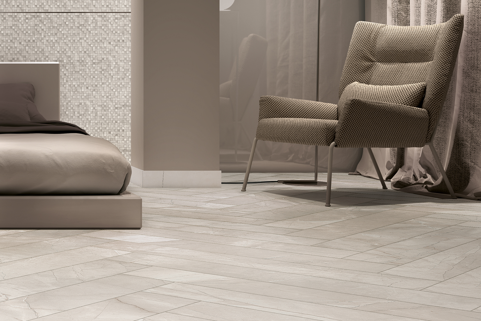 Pulpis 12" x 24" Honed Porcelain Tile in Grigio
