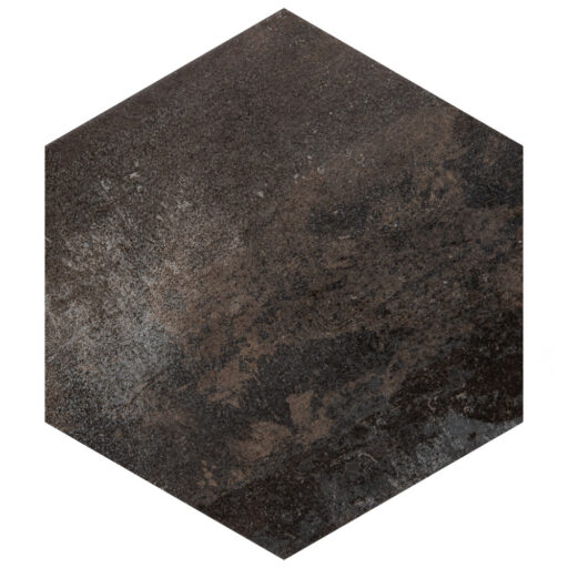 Industrial Hex Multi Mix 8-1/2 in. x 9-7/8 in. Porcelain Floor and Wall Tile