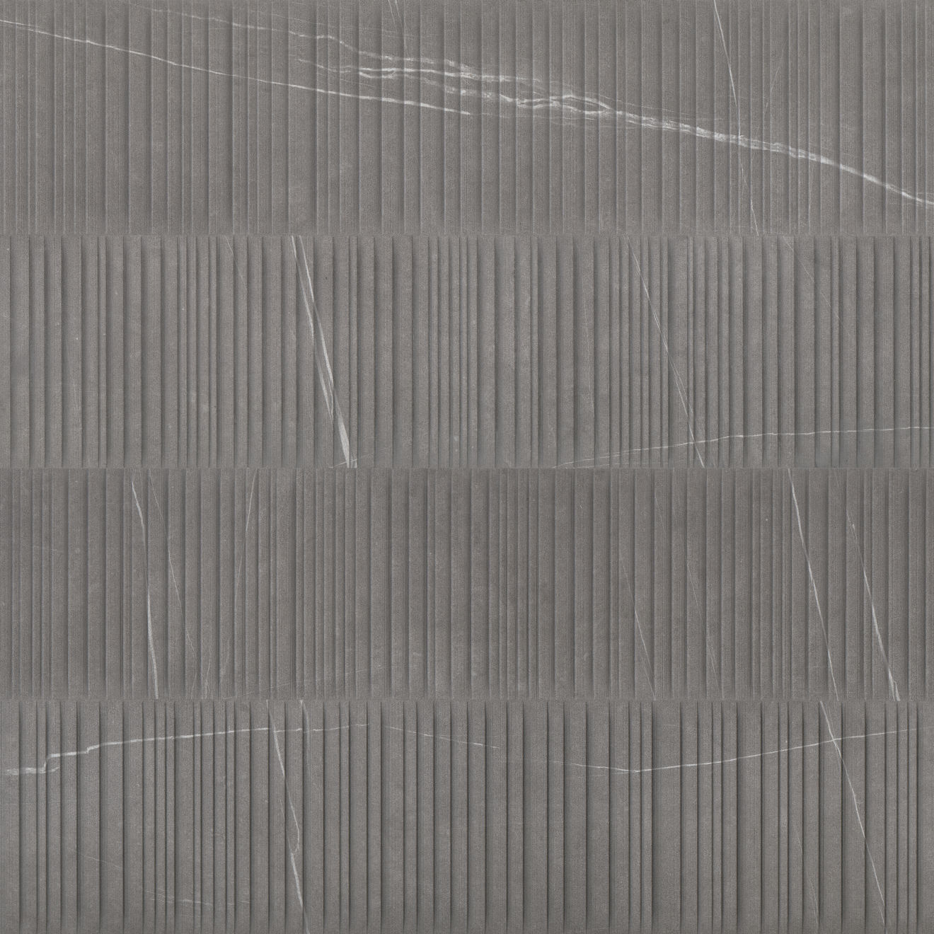 Nomade 24"x48" Parallelo Deco Matte Porcelain Tile in Argent