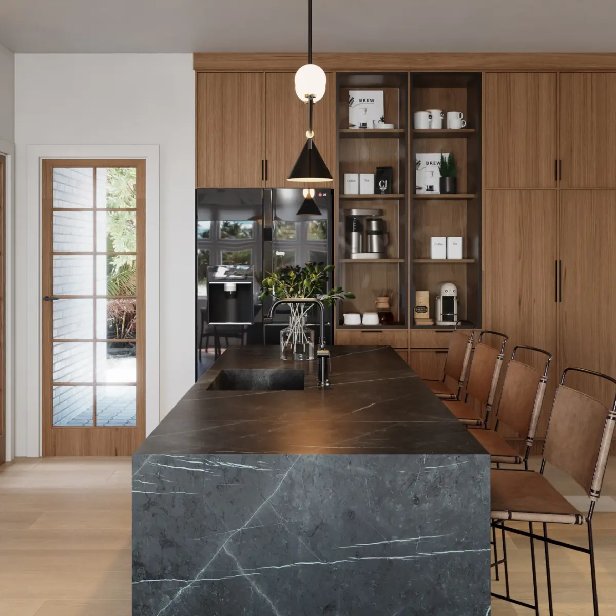 Planx 12" x 72" Wood Look Honed Porcelain Tile in Frost - Image 3