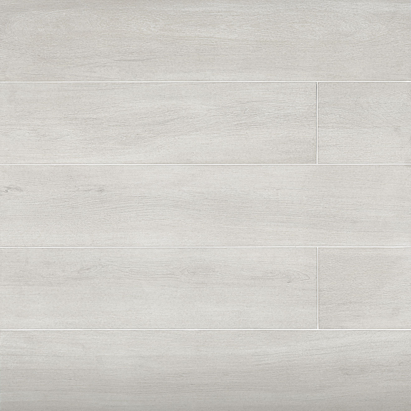 Arrowhead 10"x60" Wood Look Matte Porcelain Tile in White