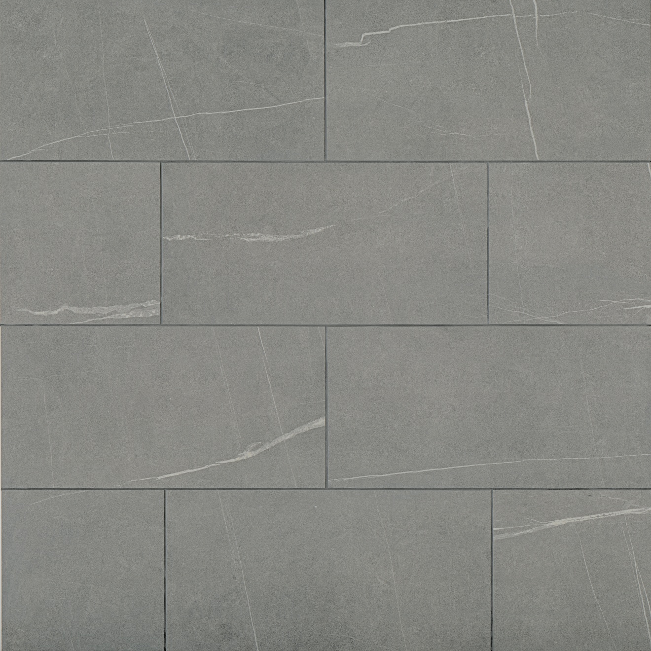 Nomade 12"x24" Matte Porcelain Tile in Argent