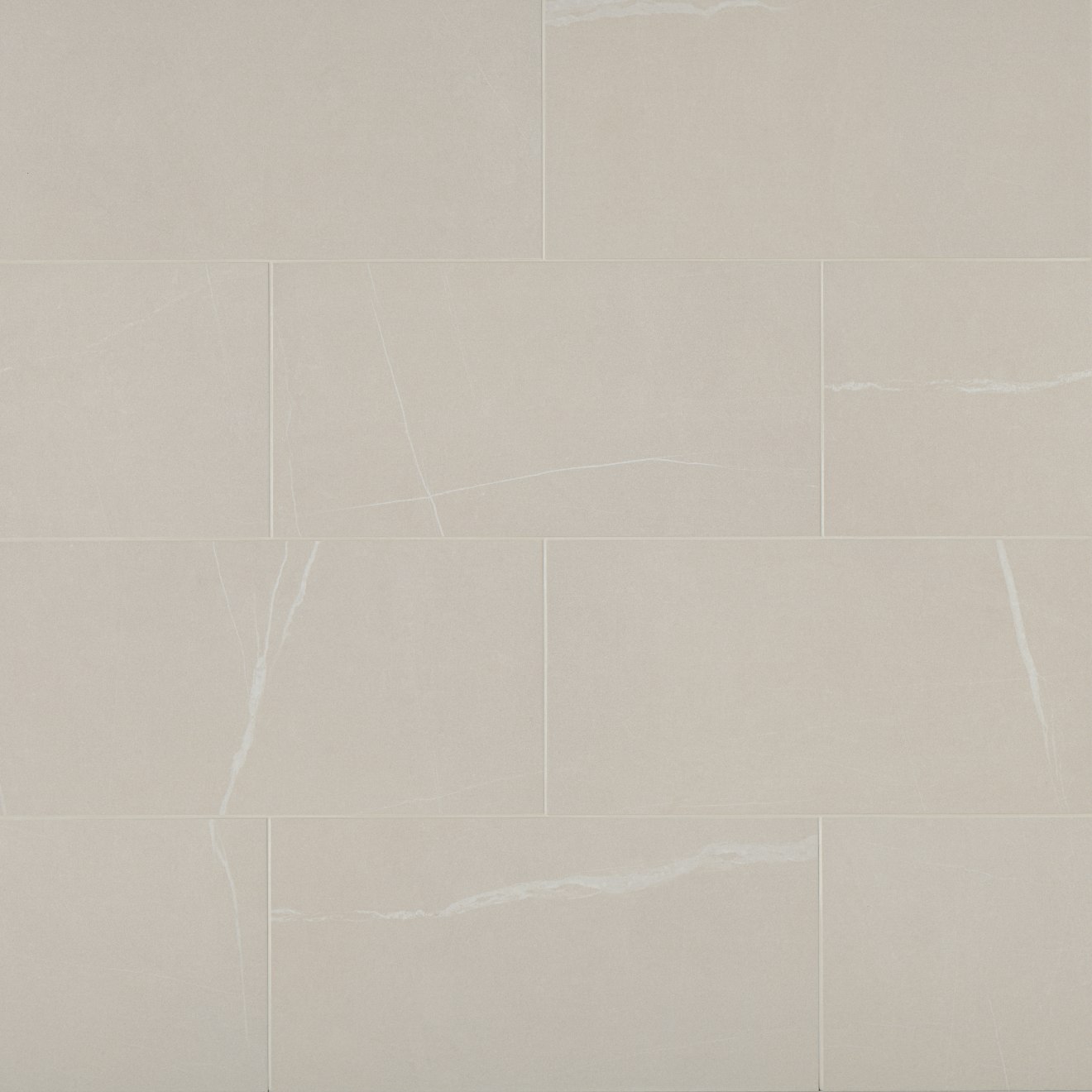 Nomade 12"x24" Matte Porcelain Tile in Bone
