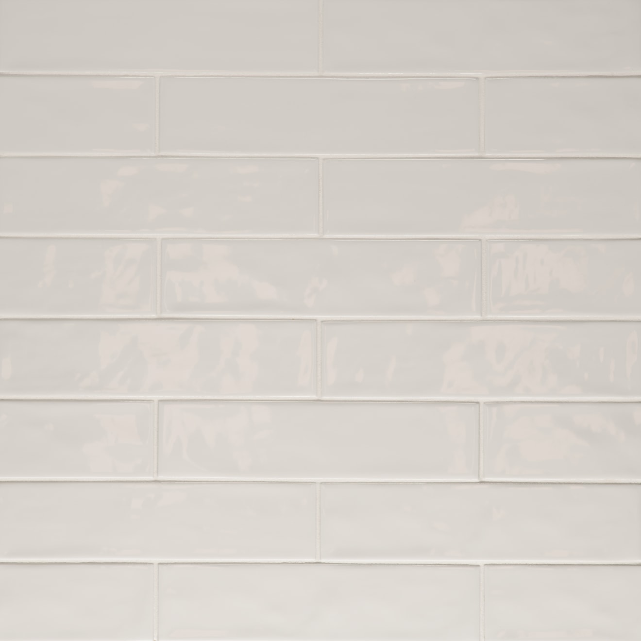 Clara 2.75" x 11" Glossy Porcelain Tile in Grey