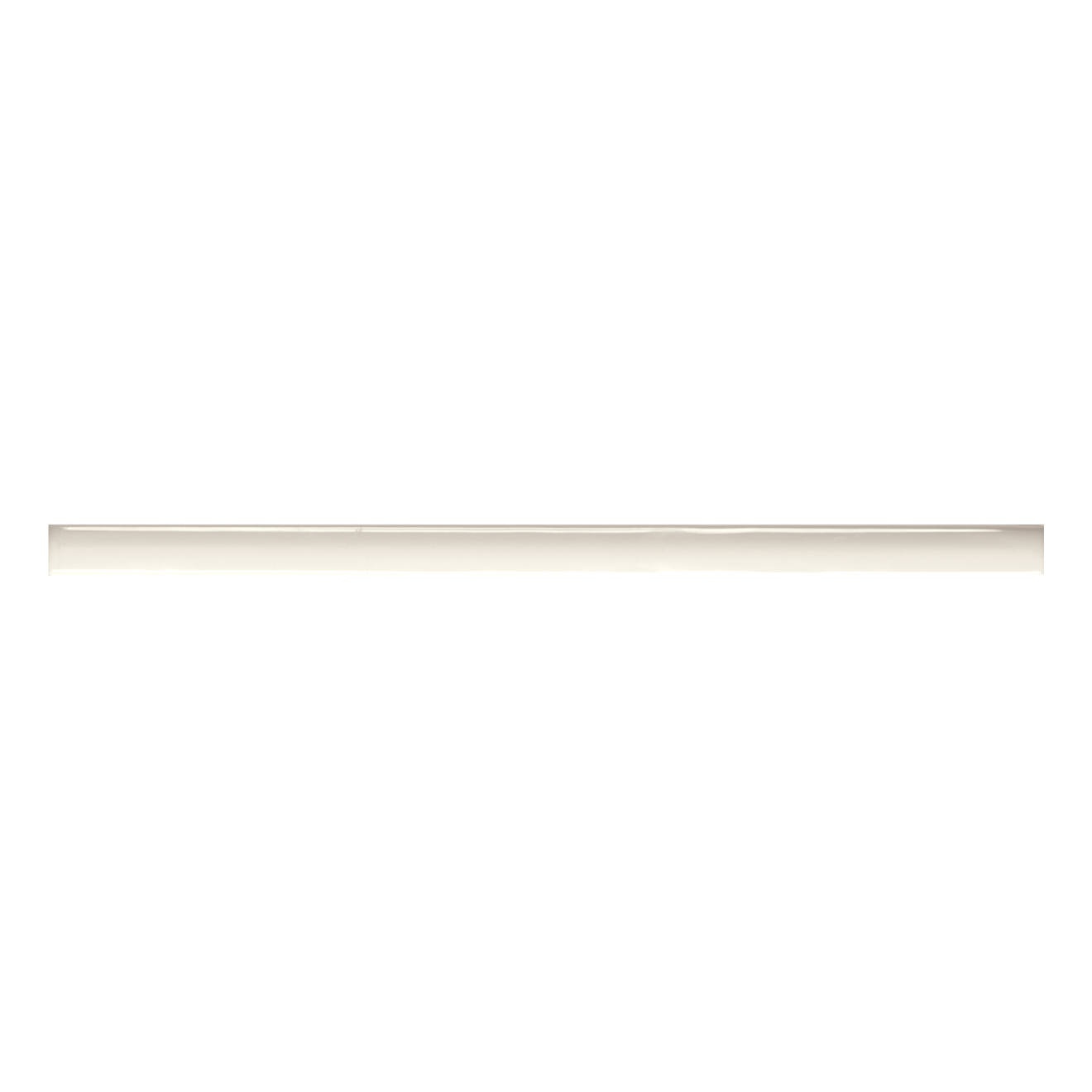 Clara .5" x 12" Glossy Porcelain Jolly Trim in Ivory