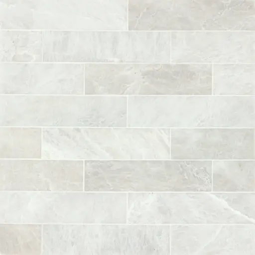 Iceberg White 3" x 12" Brushed Marble
