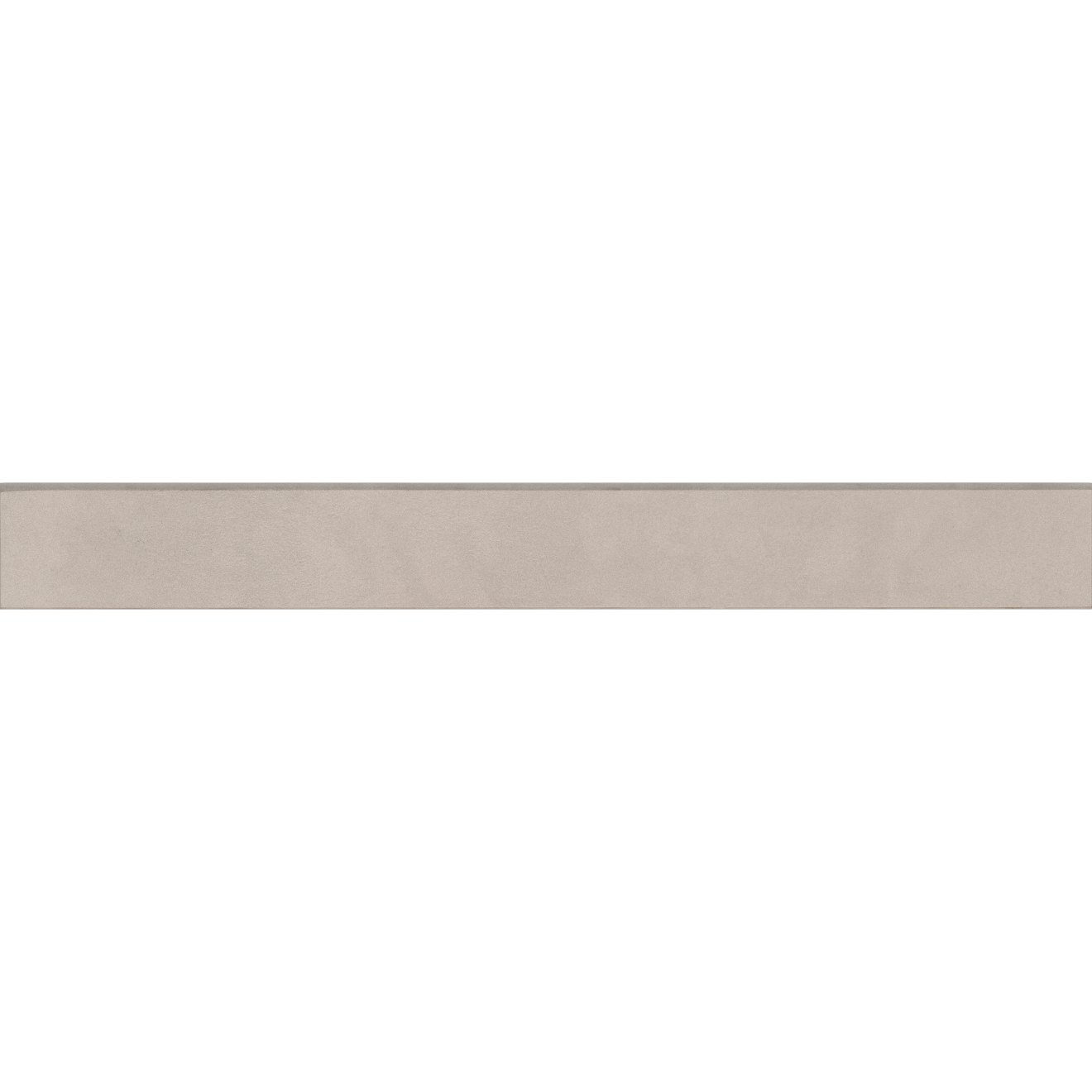 Sahara 3" x 24" Matte Bullnose Porcelain Tile in Grey