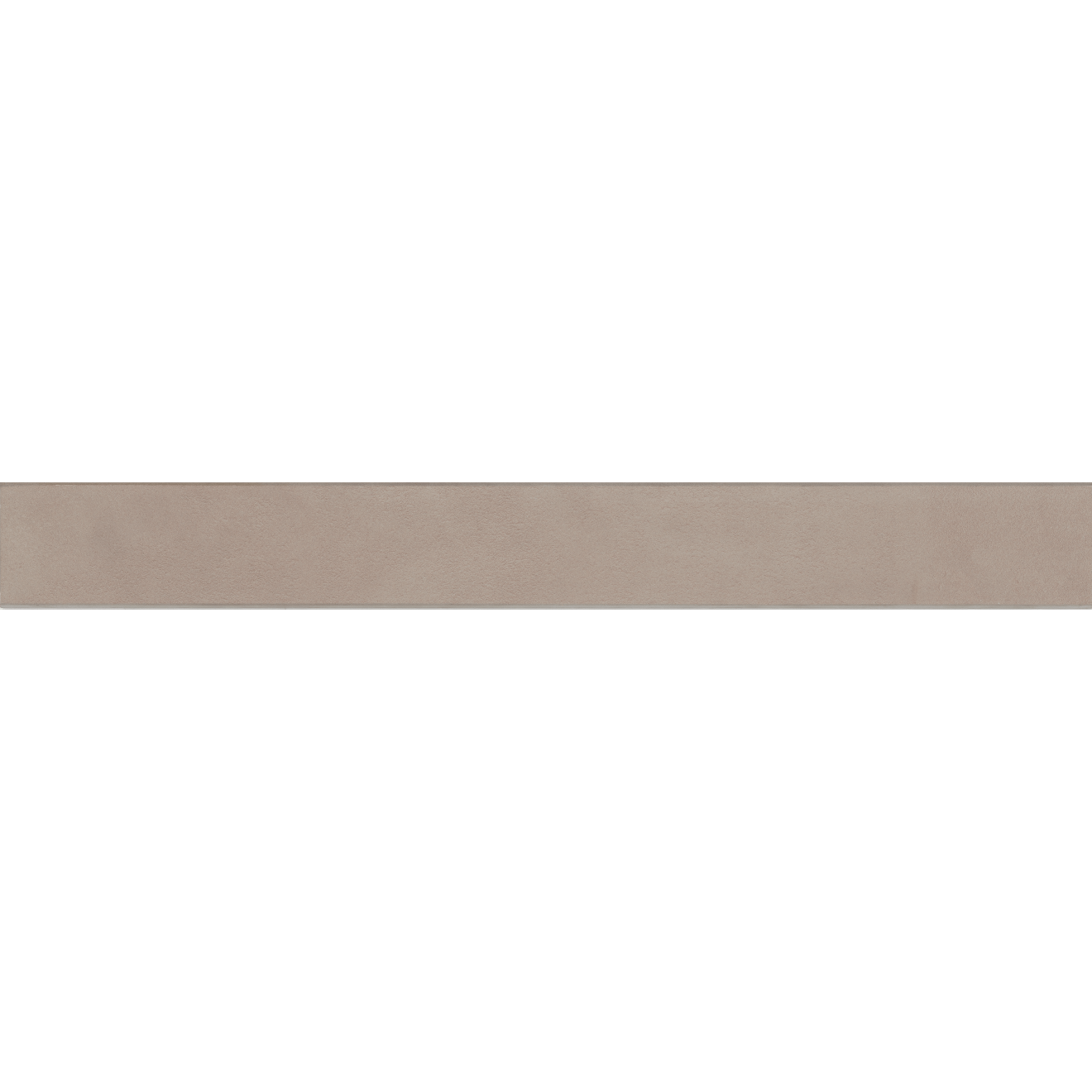 Sahara 3" x 24" Matte Bullnose Porcelain Tile in Taupe