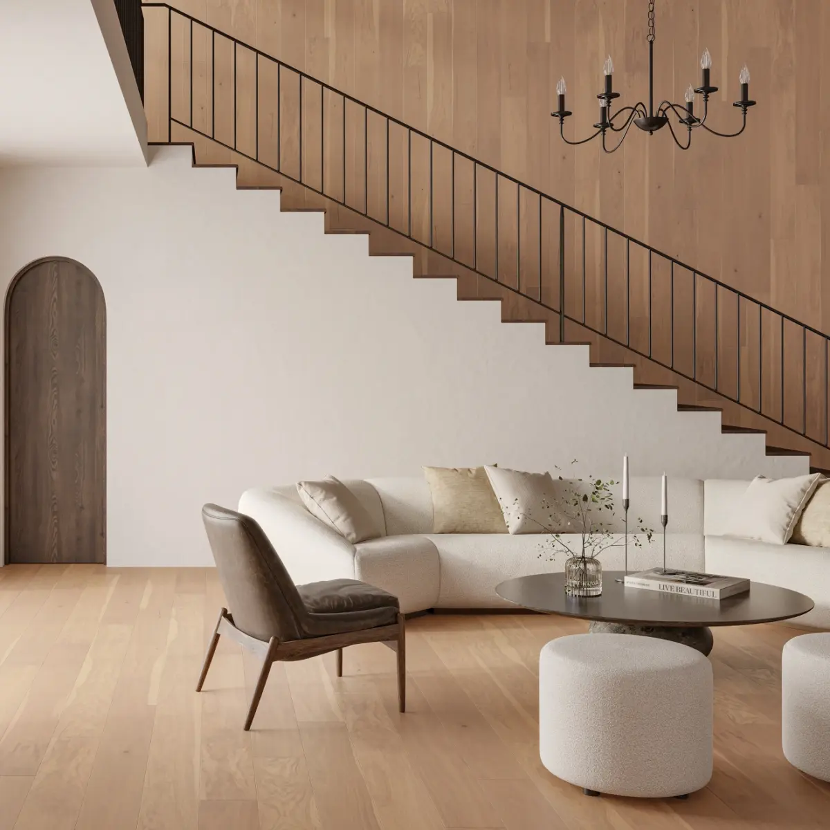 Bordeaux 7.5" x 87.5" Engineered Hardwood Plank in Margaux - Image 2