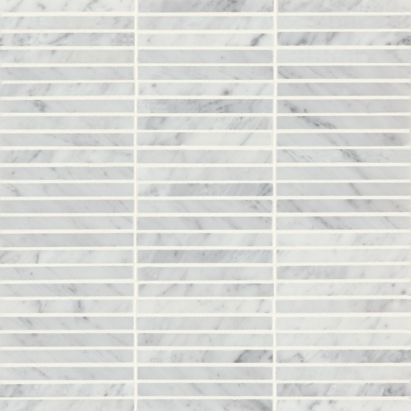Monet White Carrara Mosaic 3 Honed