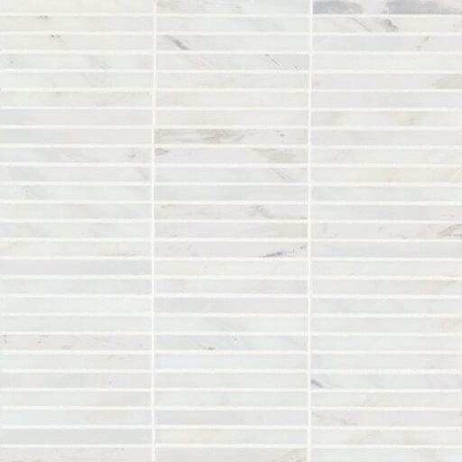 Monet Oriental White Mosaic 3 Honed