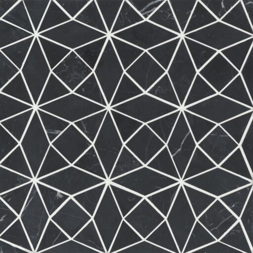 Monet Nero Marquina Mosaic 5 Honed