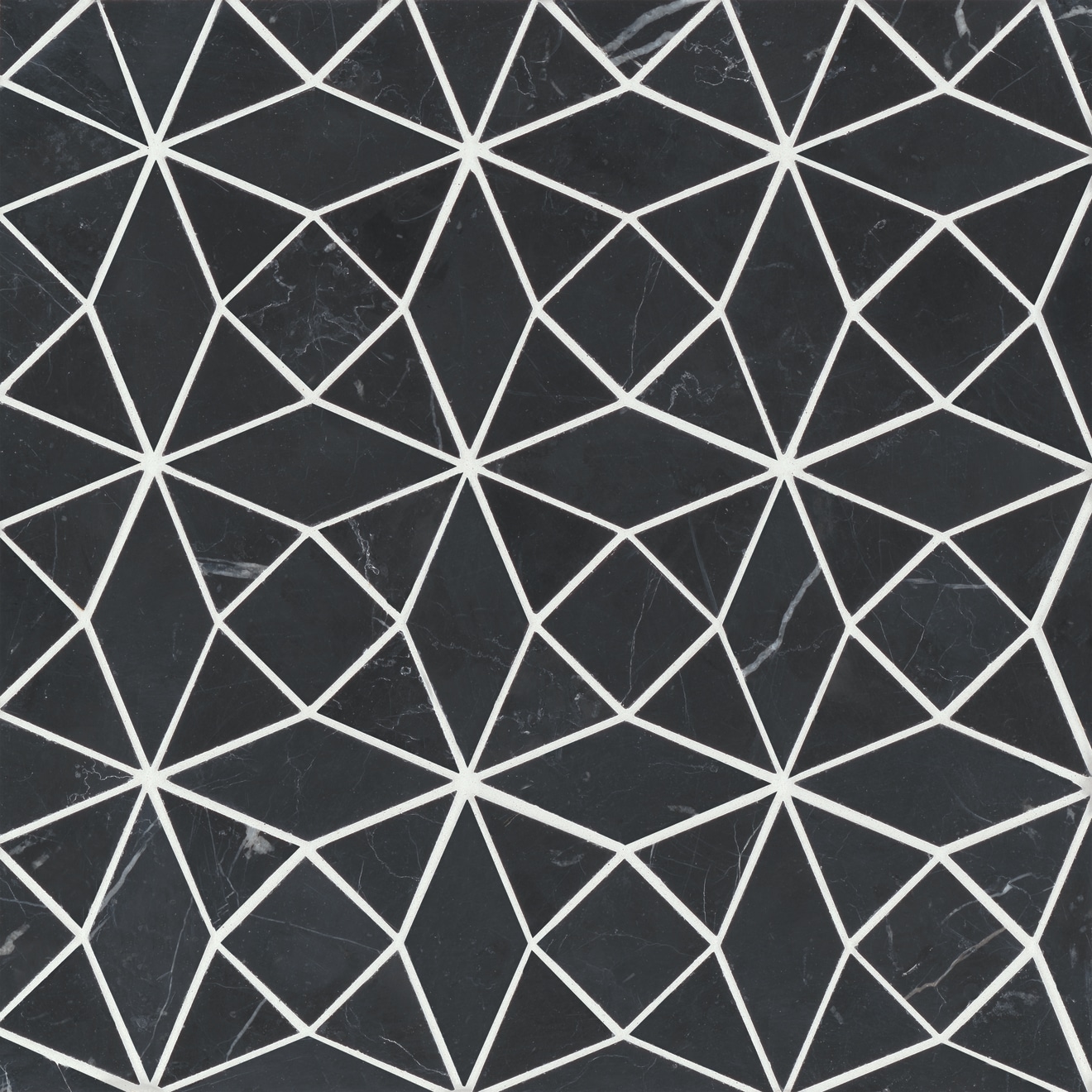 Monet Nero Marquina Mosaic 5 Honed