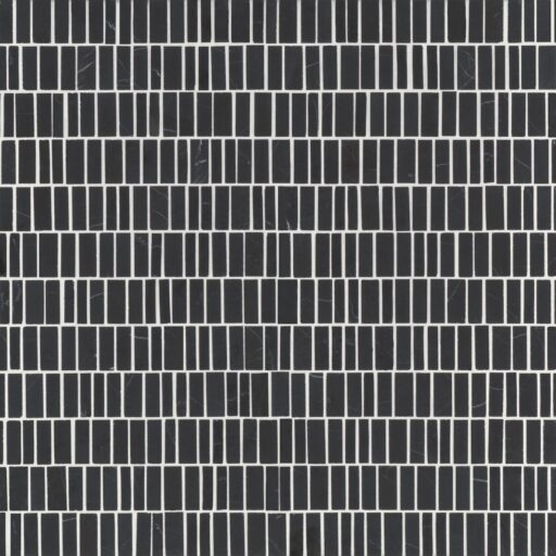 Monet Nero Marquina Mosaic 7 Honed