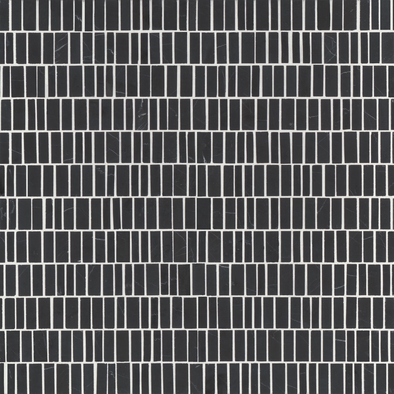 Monet Nero Marquina Mosaic 7 Honed