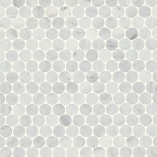 Monet Oriental White Mosaic 8 Honed