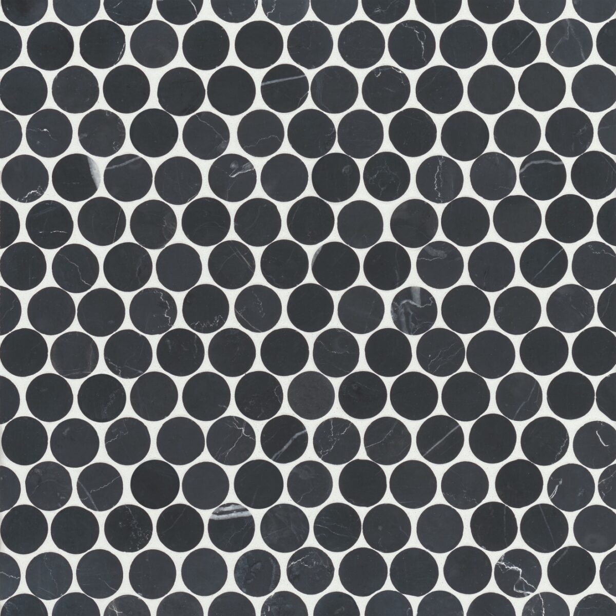 Monet Nero Marquina Mosaic 8 Honed