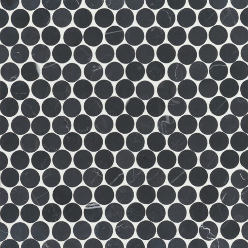 Monet Nero Marquina Mosaic 8 Honed