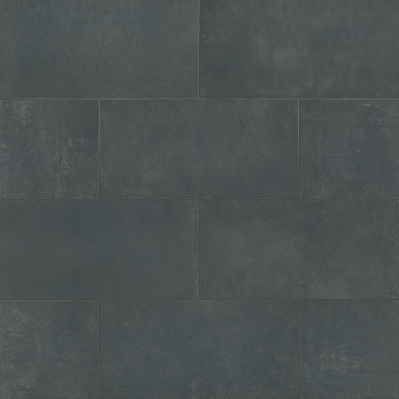 Wave 12" x 24" Honed Porcelain Tile in Coal