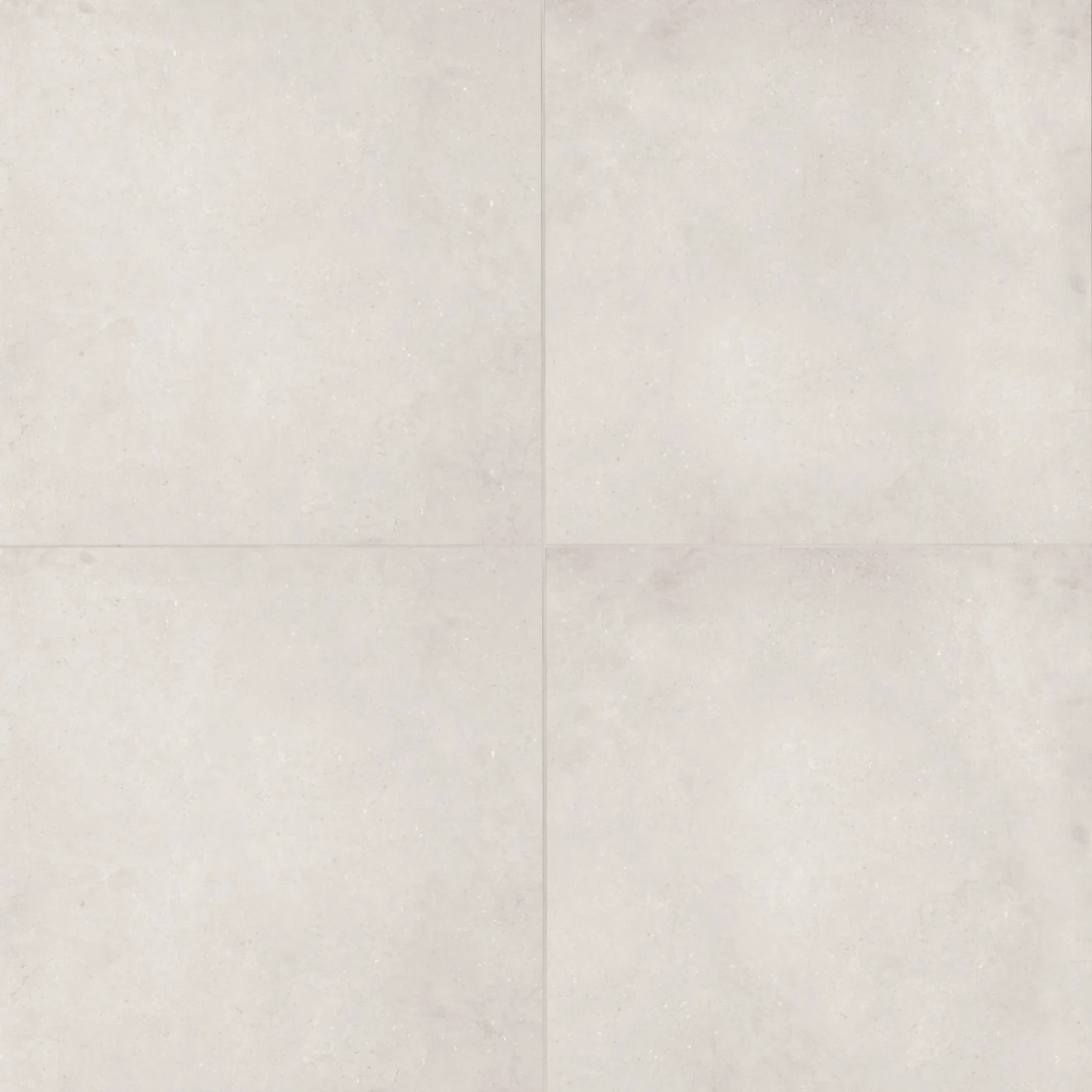 Thaddeus 32" x 32" Matte Porcelain Tile in White