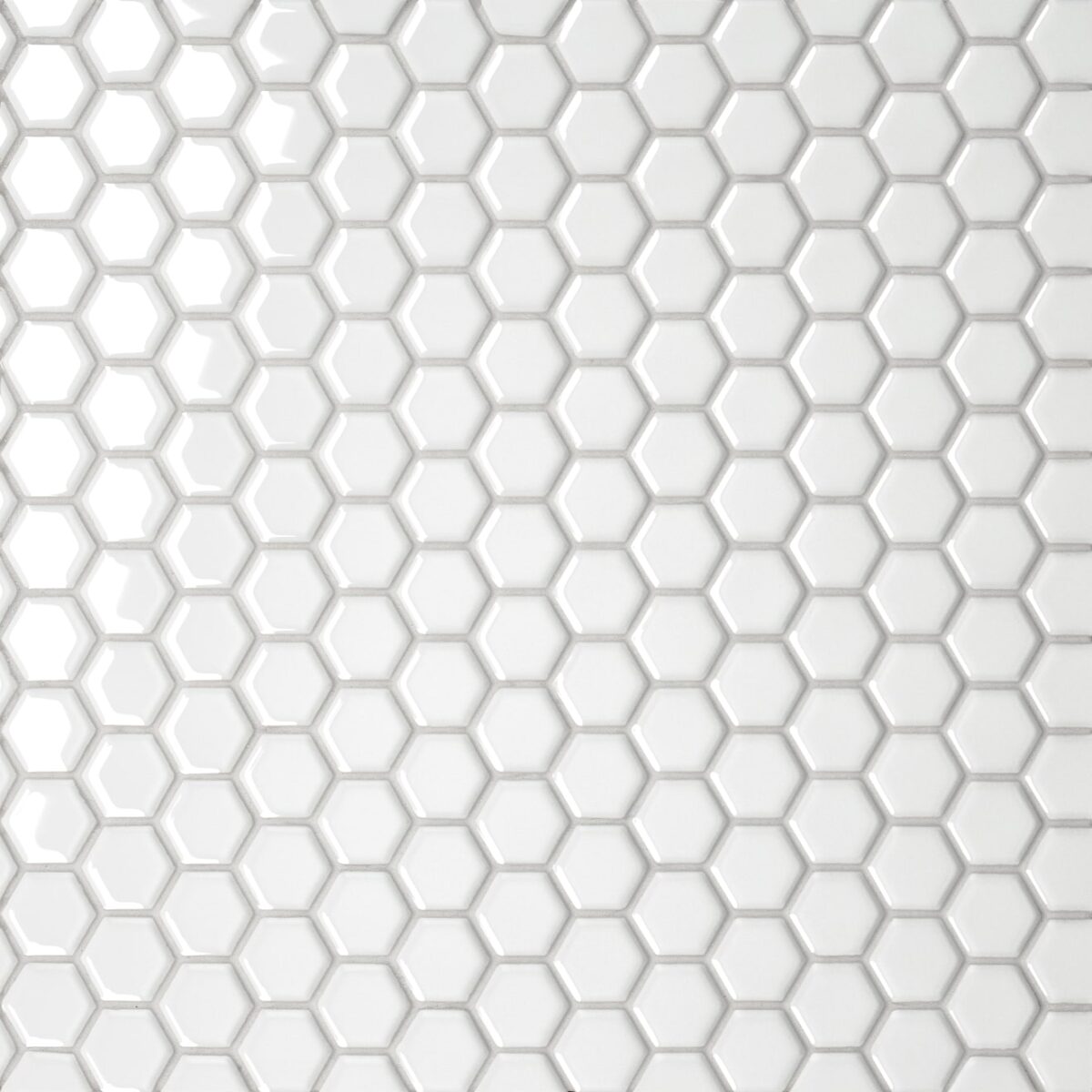 Le Cafe -1X1 Hexagon Mosaic White Gloss