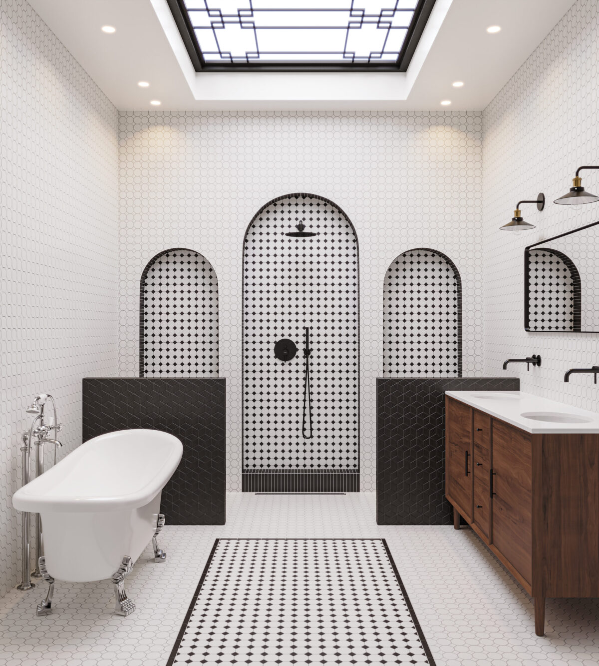 Le Cafe- Diamond Mosaic Black Gloss - Image 2