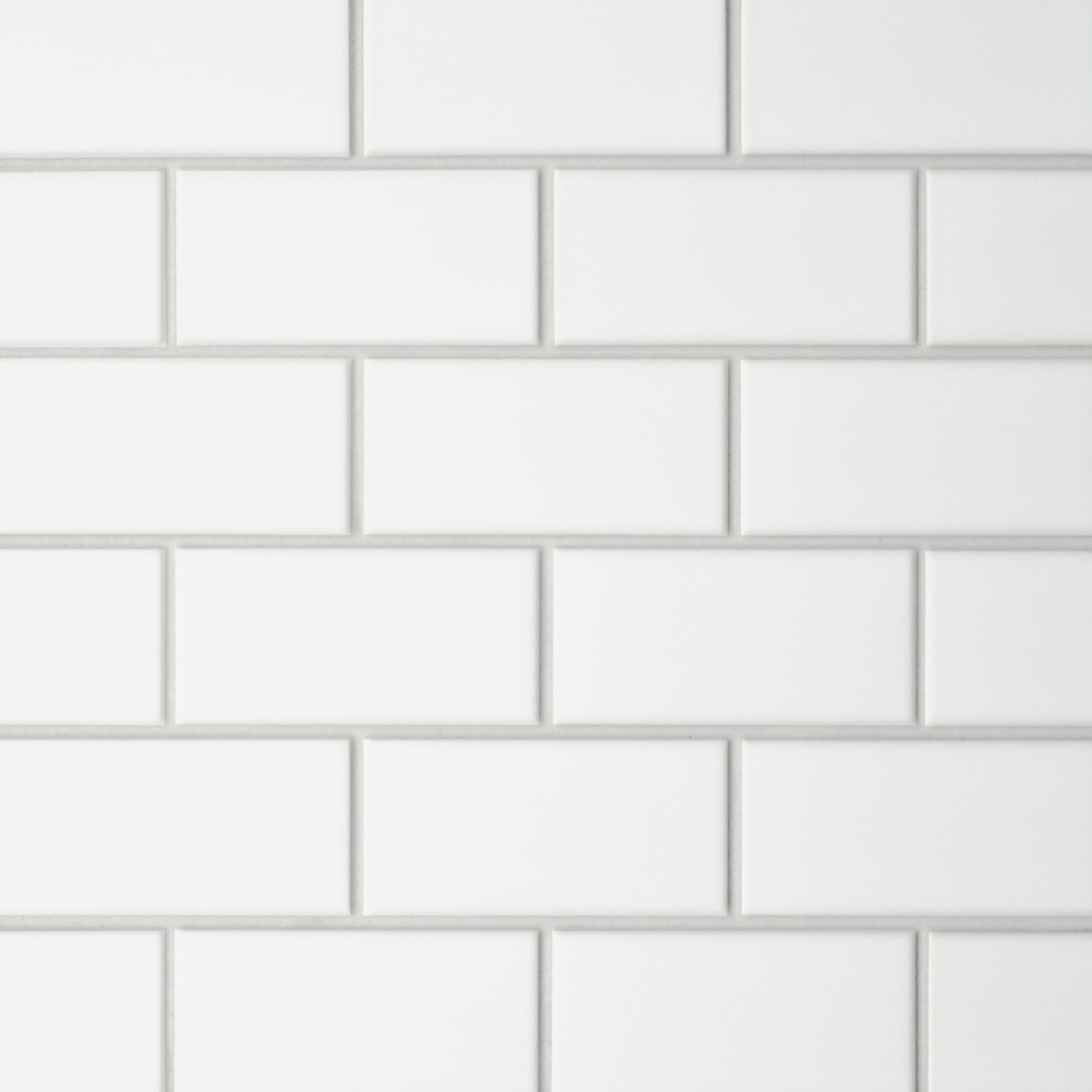 Le Cafe- 2x4 Off Set Mesh Mount Mosaic White Matte