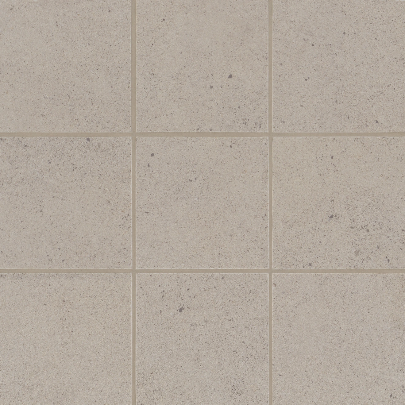 Thaddeus 4" x 4" Matte Porcelain Mosaic Tile in Taupe