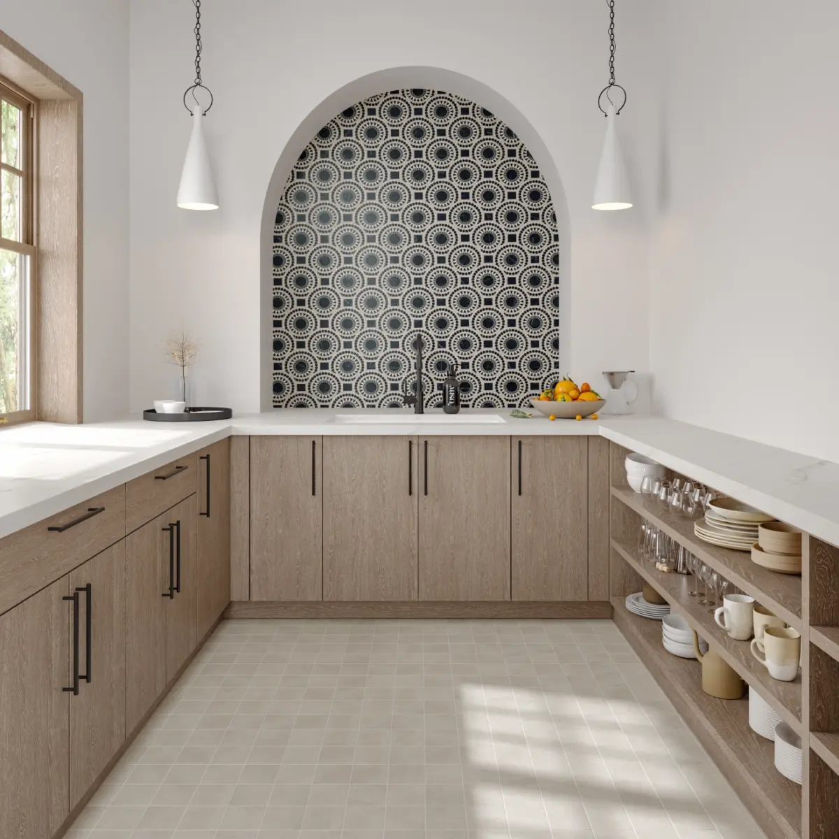 Thaddeus 3" x 24" Matte Porcelain Bullnose Trim in Taupe - Image 3