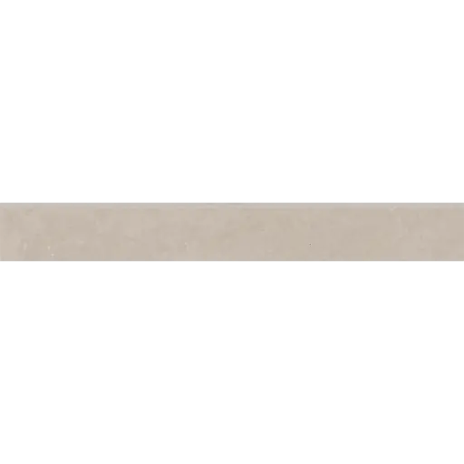 Thaddeus 3" x 24" Matte Porcelain Bullnose Trim in Creme