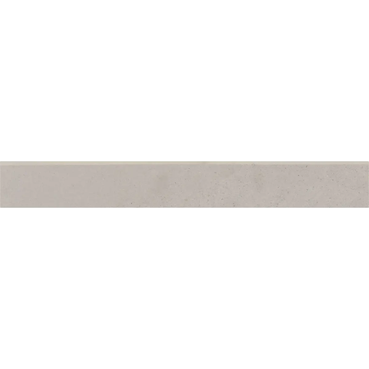 Thaddeus 3" x 24" Matte Porcelain Bullnose Trim in Pearl