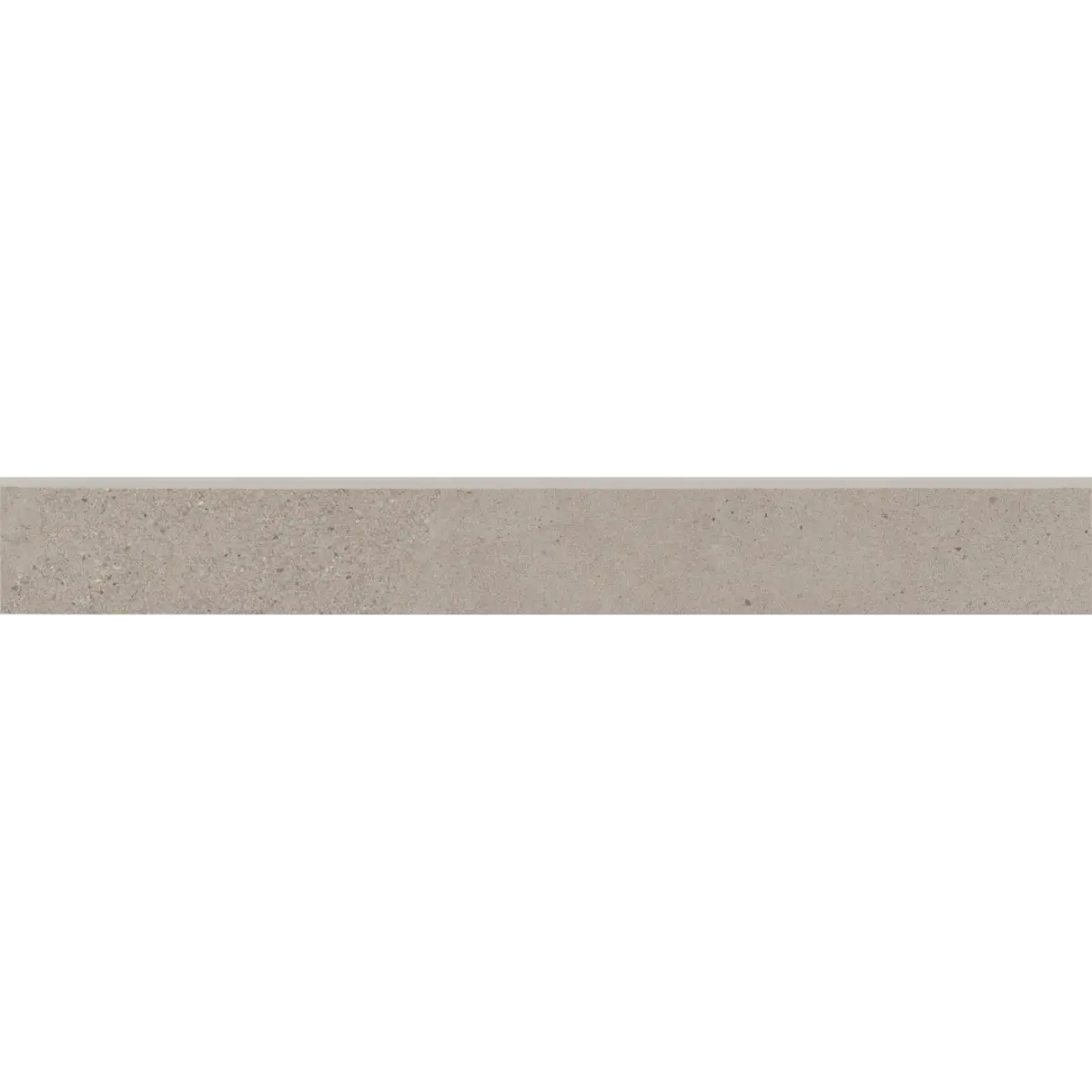 Thaddeus 3" x 24" Matte Porcelain Bullnose Trim in Taupe