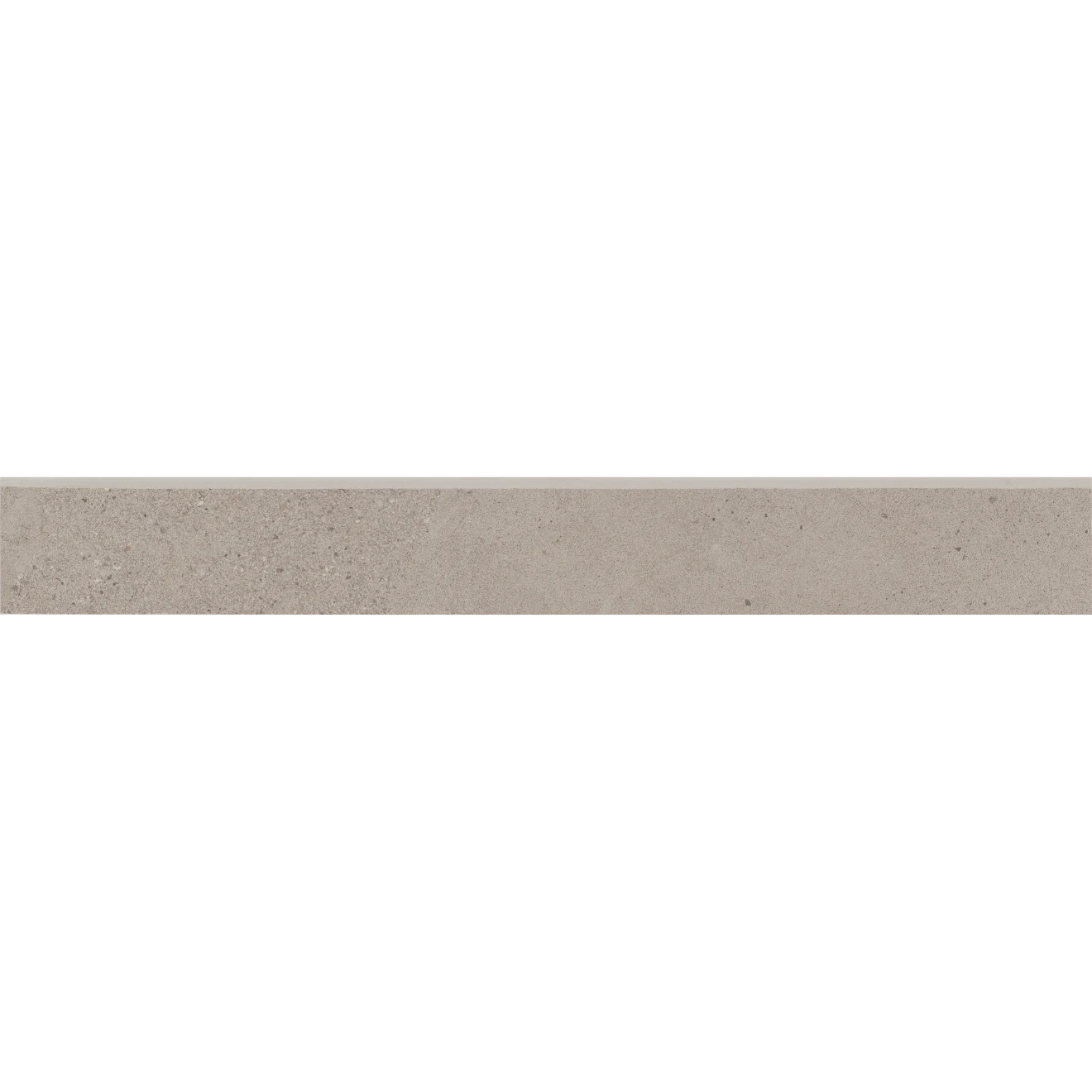 Thaddeus 3" x 24" Matte Porcelain Bullnose Trim in Taupe
