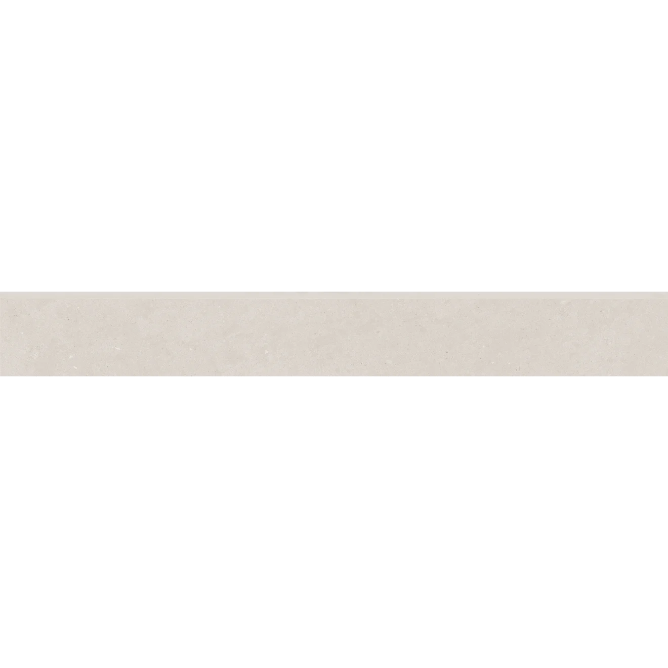 Thaddeus 3" x 24" Matte Porcelain Bullnose Trim in White