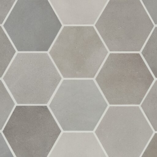 Celine Hexagon Field Tile Greige Matte