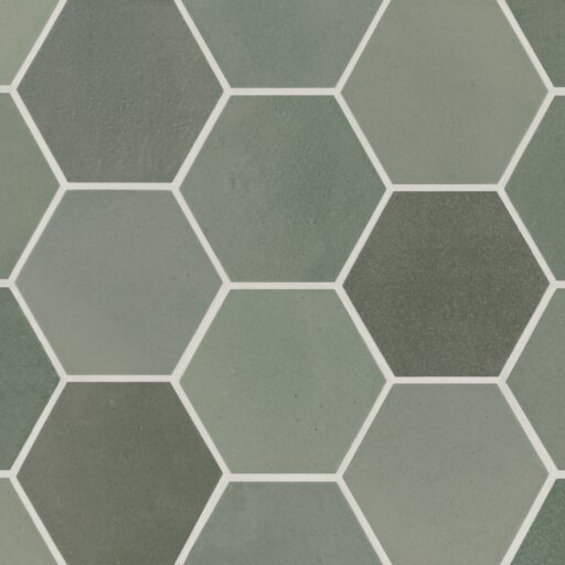Celine Hexagon Field Tile Sage Matte