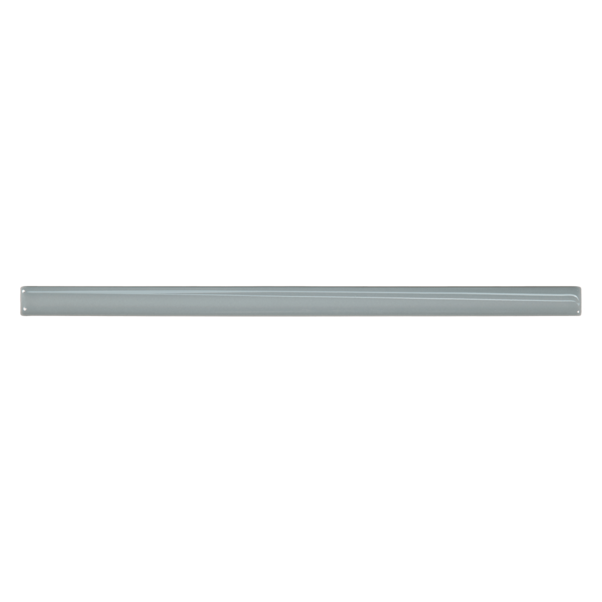 Marin 0.5" x 12" Jolly Miter Edge Ceramic Trim in Misty Blue