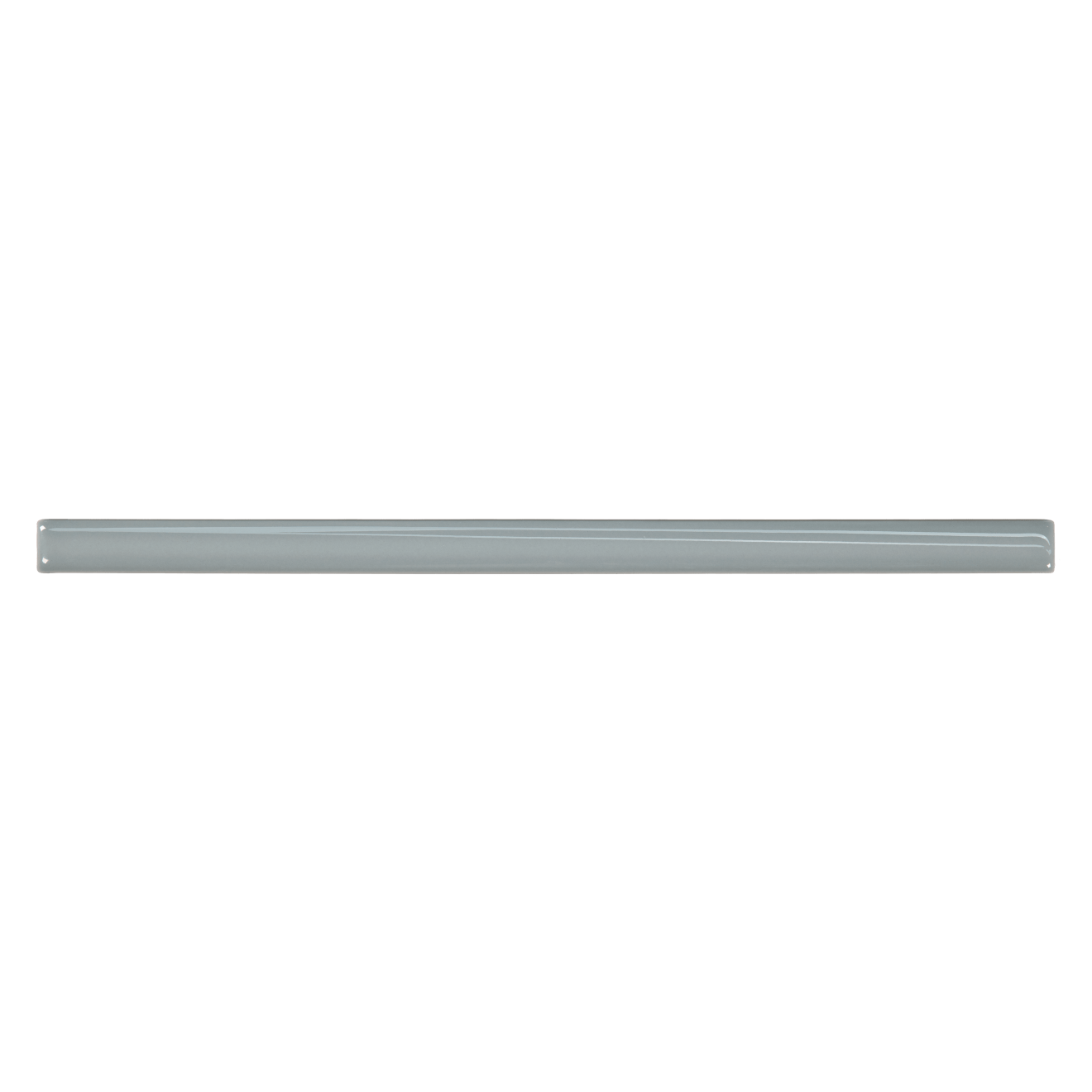 Marin 0.5" x 12" Jolly Miter Edge Ceramic Trim in Misty Blue
