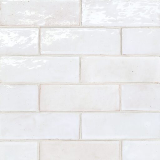 Zagora 2x6 Field Tile Neige Blanc Gloss