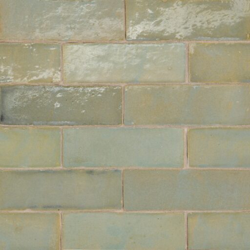 Zagora 2x6 Field Tile Vert Gris Gloss
