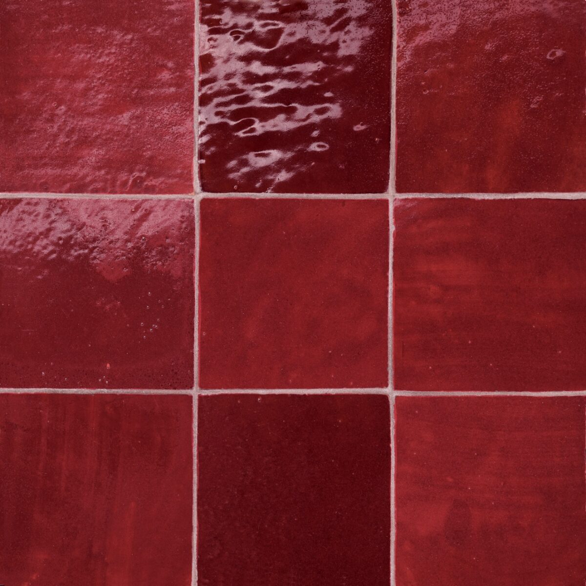 Zagora 4x4 Field Tile Rouge Gloss