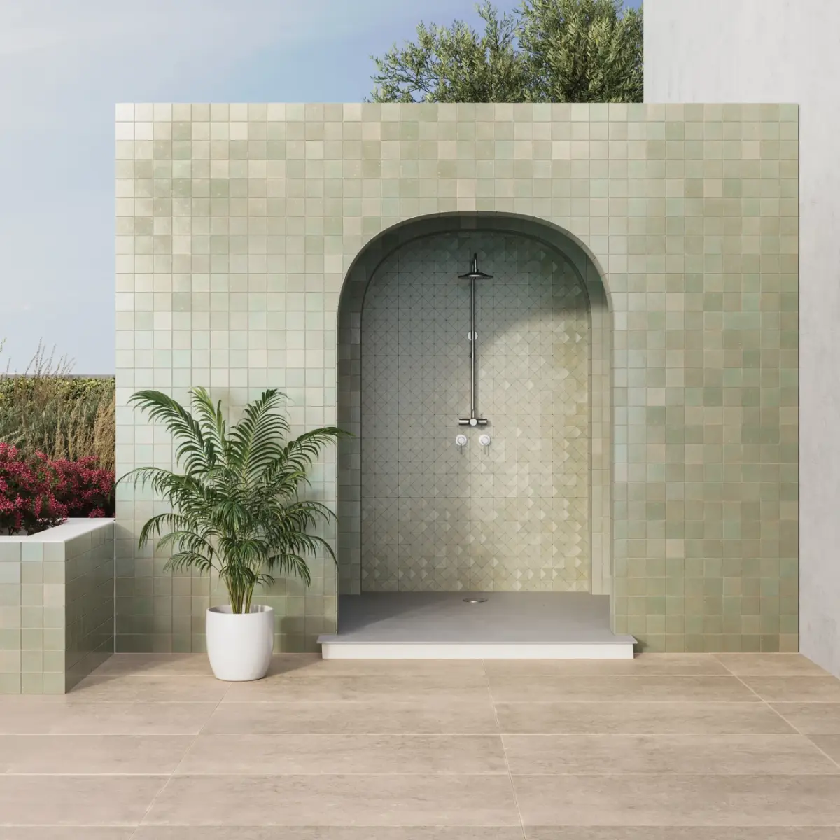 Thaddeus 24" x 48" Matte Porcelain Tile in Pearl - Image 2