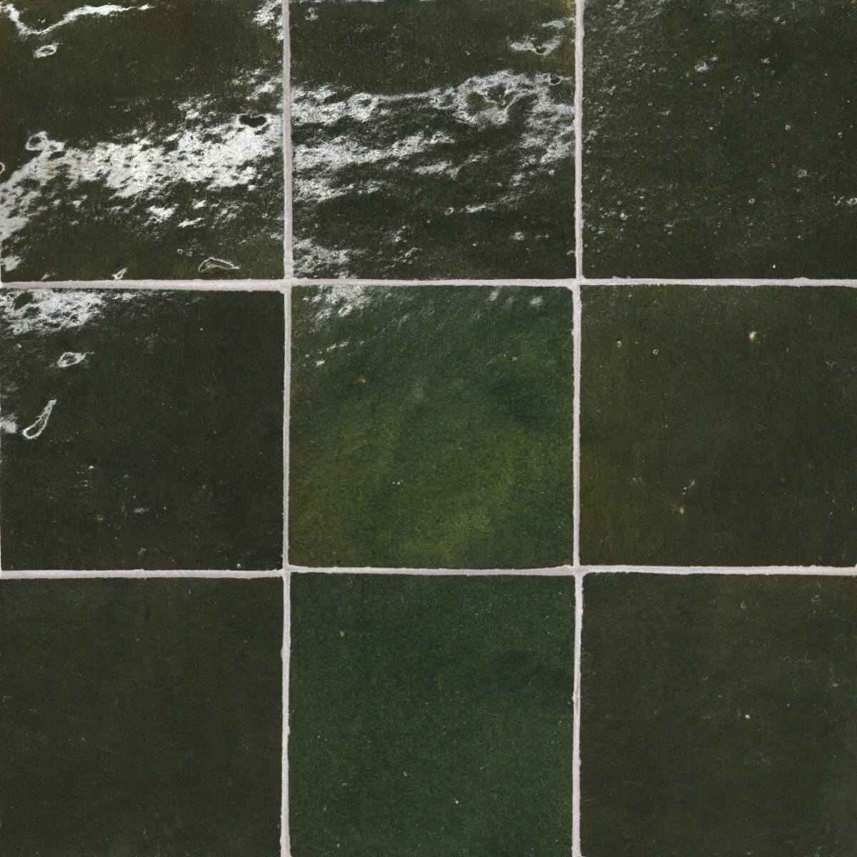 Zagora 4x4 Field Tile Vert Mousse Gloss