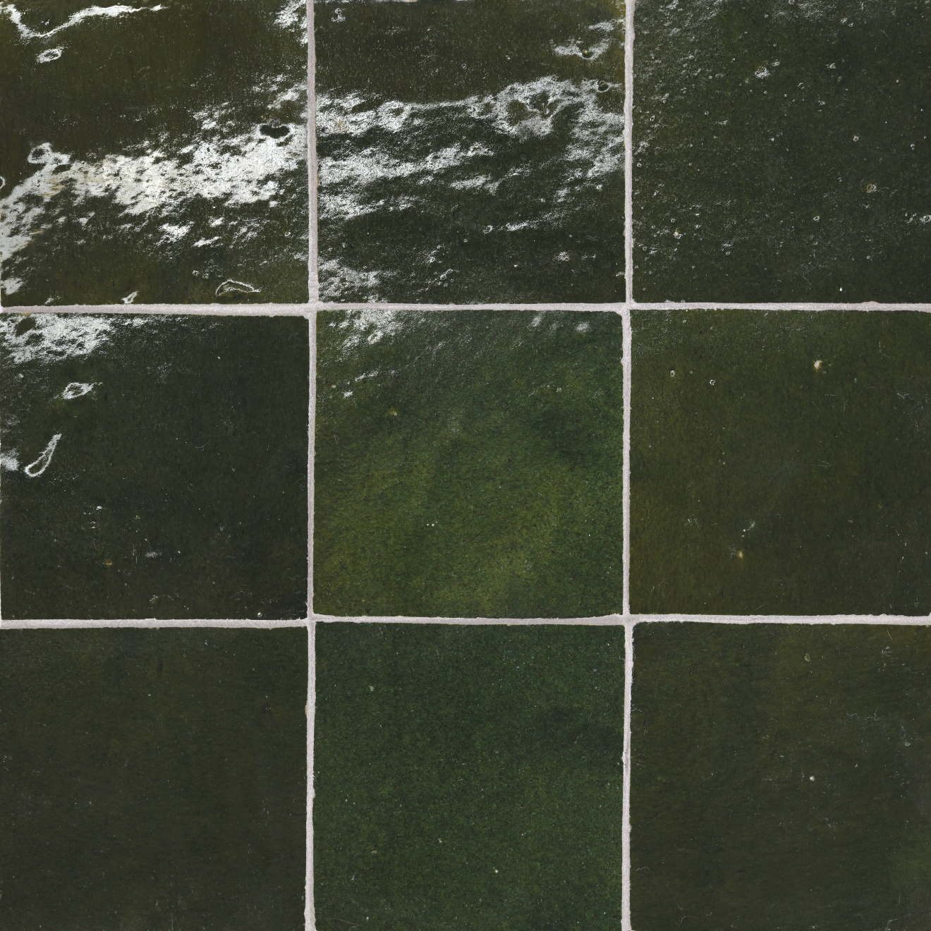 Zagora 4x4 Field Tile Vert Mousse Gloss