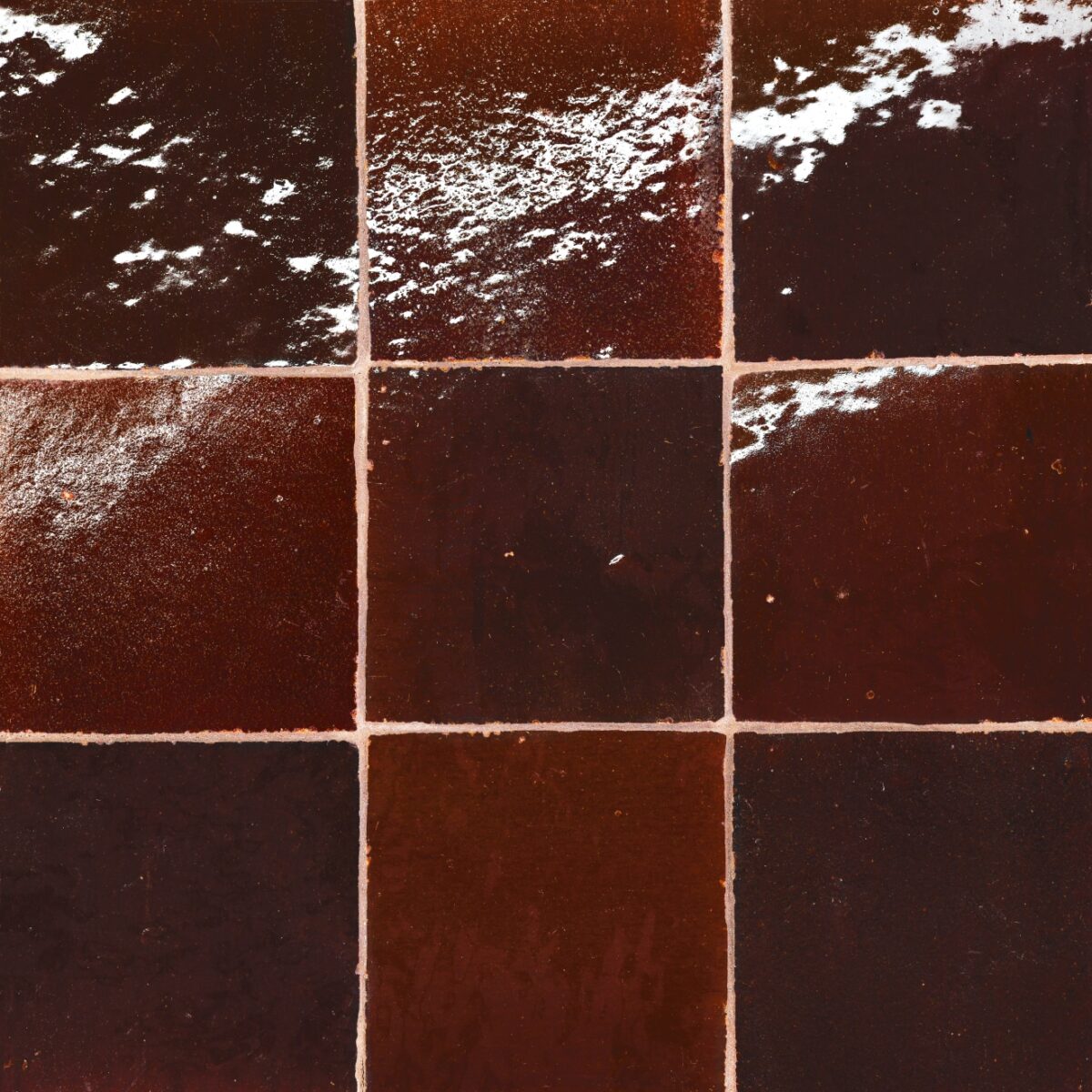 Zagora 4x4 Field Tile Maroon Gloss