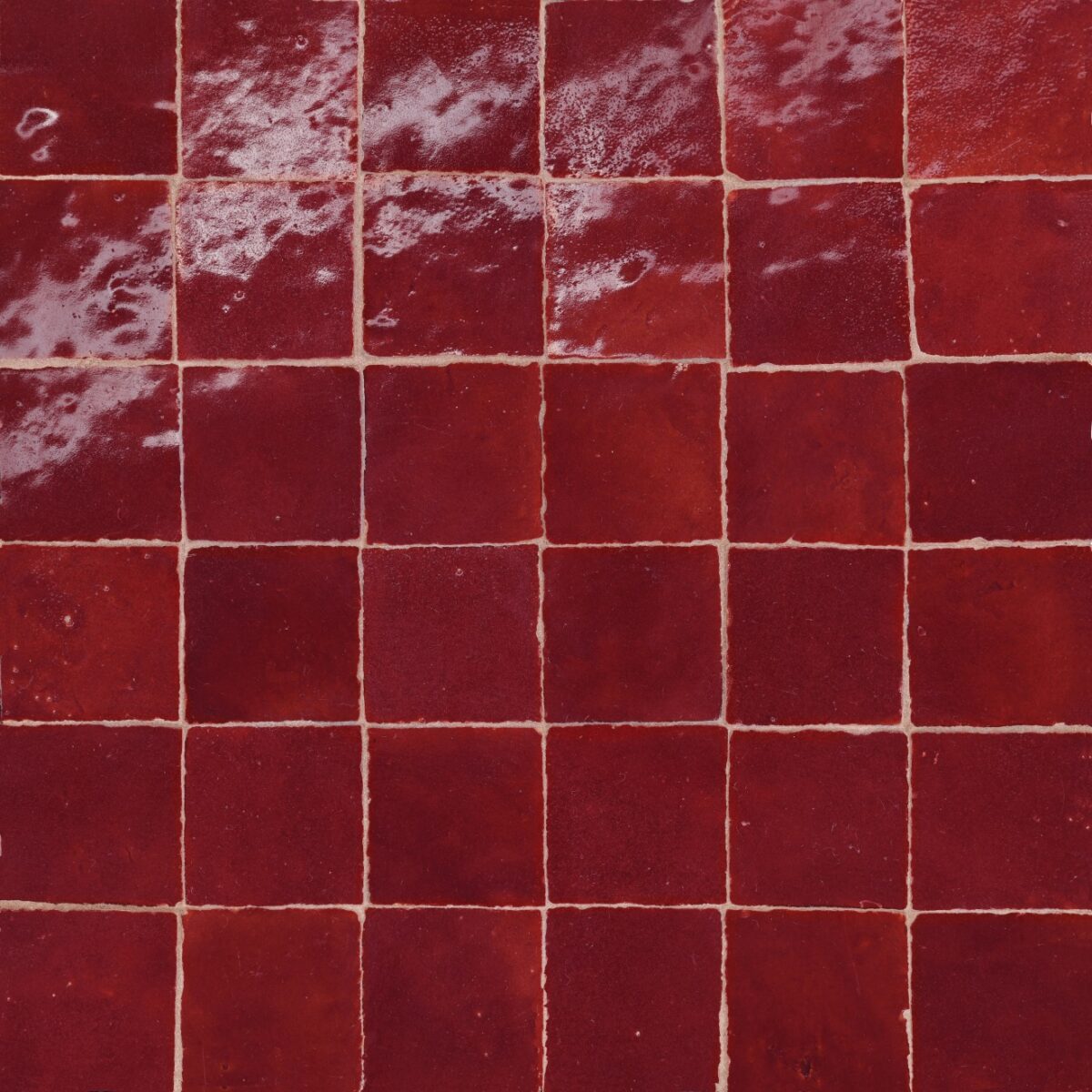 Zagora 2x2 Mosaic Rouge Gloss
