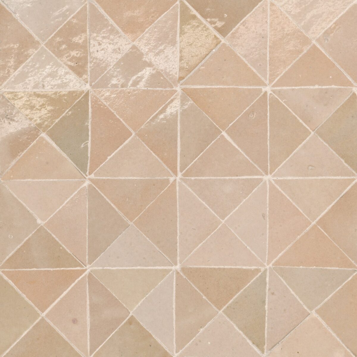 Zagora Triangle Mosaic Ivoire Gloss