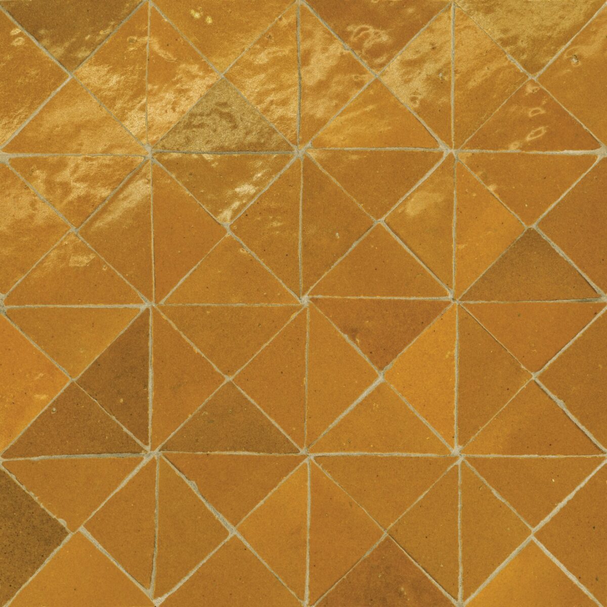 Zagora Triangle Mosaic Caramel Gloss